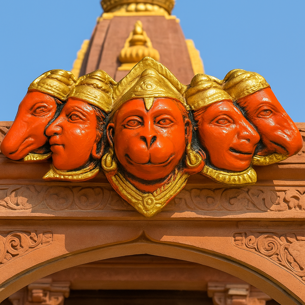 Original Panchmukhi Hanuman Ji for Main Door Entrance