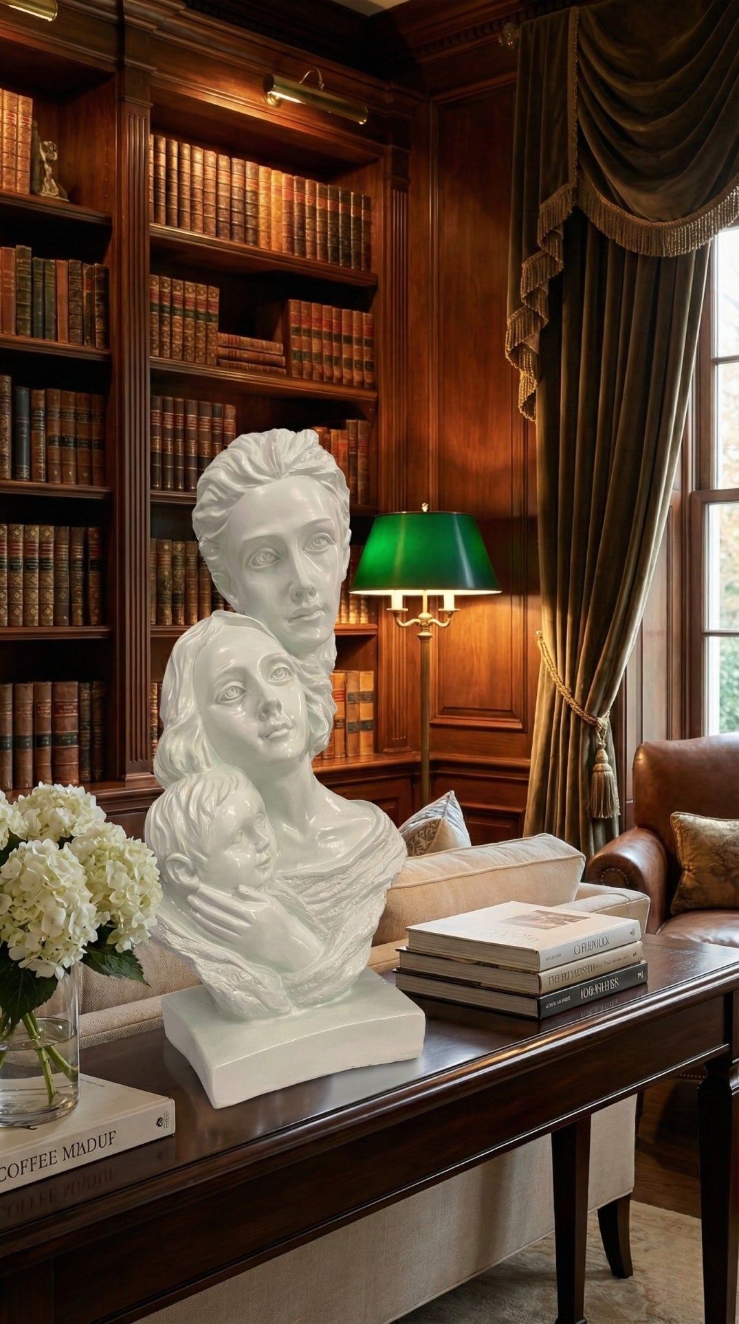 Graceful Family Trio Art Piece