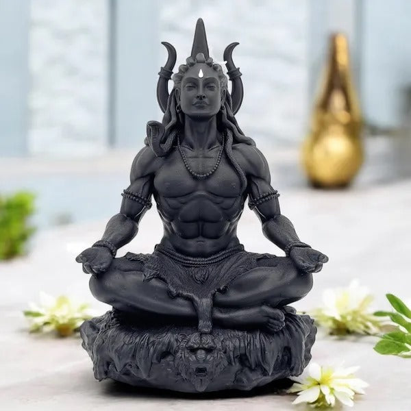 Meditating Shiva Idol
