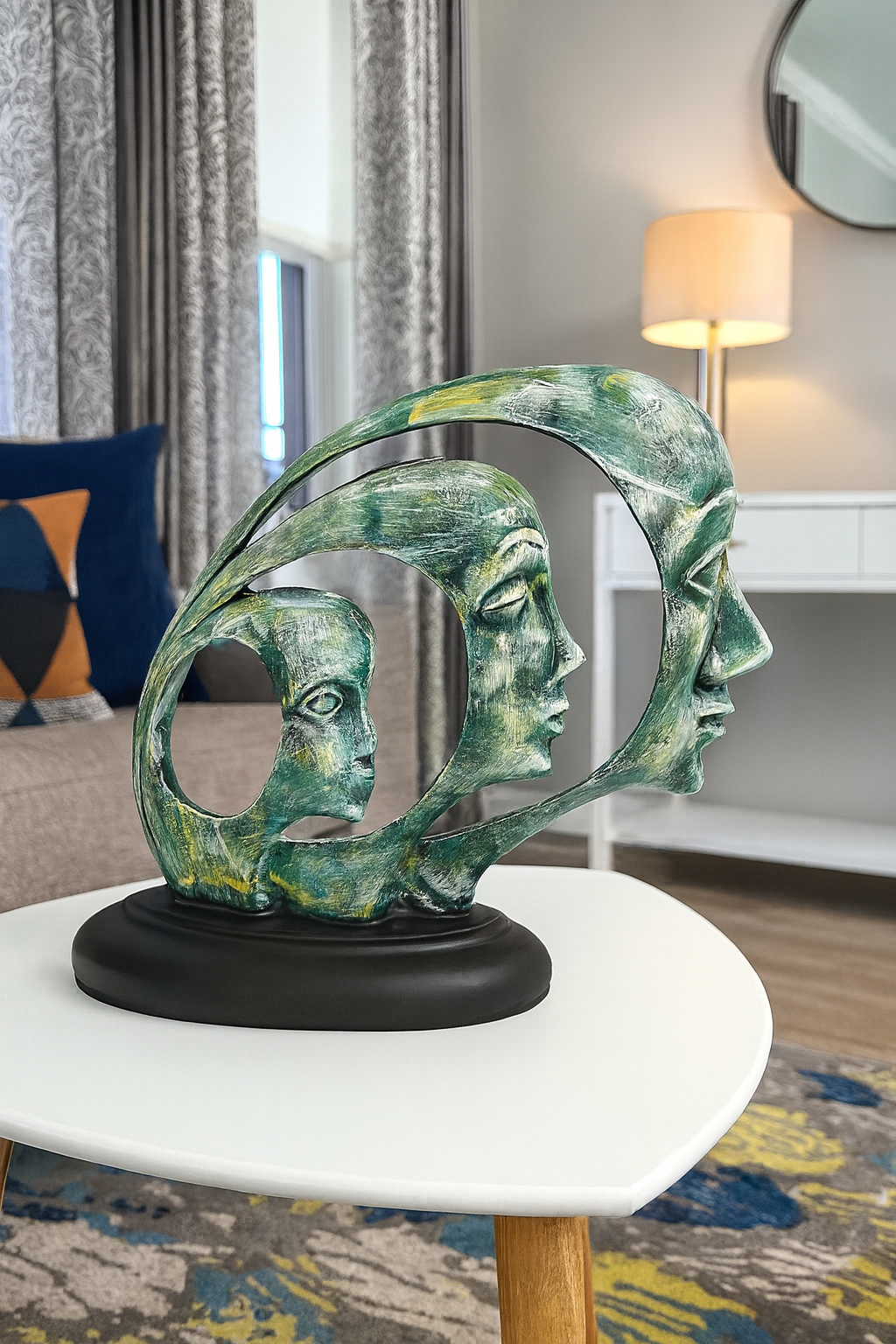 Flow of Faces Art Figurine